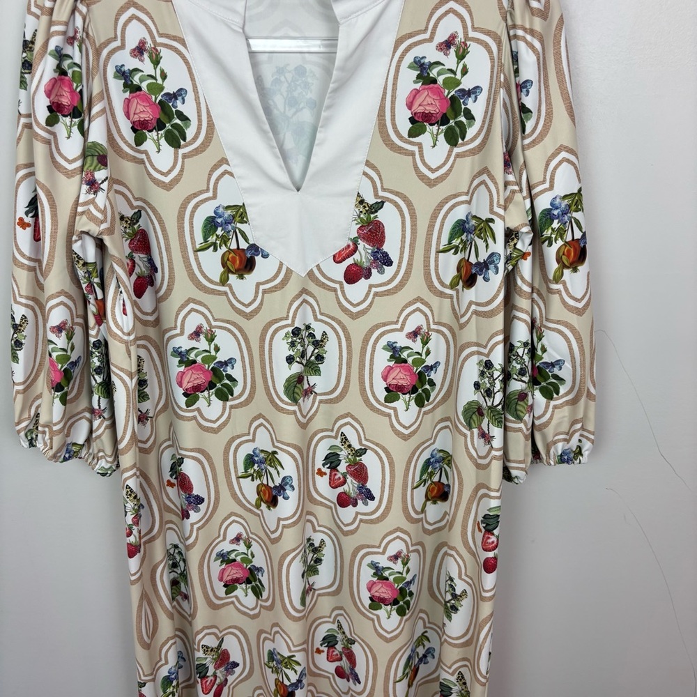 SMITH & QUINN The Brooks Dress Fruit Patch Italian Matte Stretch Fabric - Picture 5 of 9